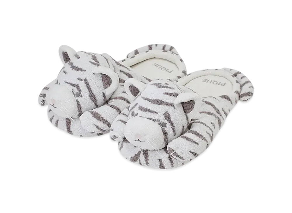 GELATO PIQUE Homme White Tiger Room Shoes "Off White"