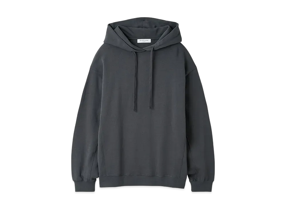 GELATO PIQUE Homme Logo Fleece Hoodie "Charcoal Gray"