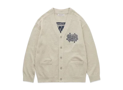 GELATO PIQUE Homme Air Moco Pique Logo Jacquard Cardigan "Beige"