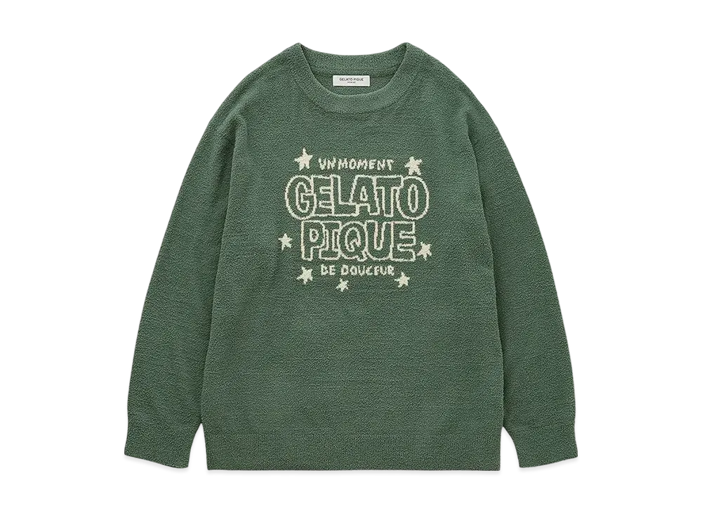 GELATO PIQUE Homme Air Moco Pique Logo Jacquard Pullover "Green"