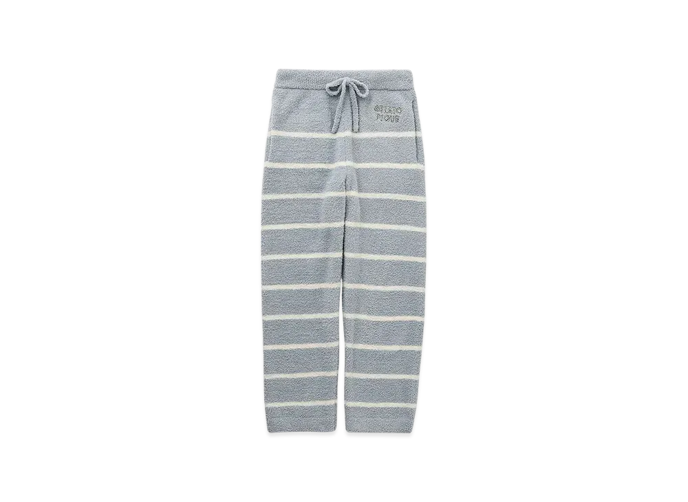 GELATO PIQUE Homme Powder Border Long Pants "Blue"