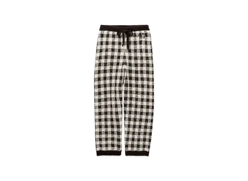 GELATO PIQUE Homme x Chocolat & Framboise Baby Moco Gingham Check Long Pants "Charcoal Gray"