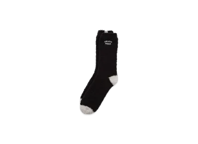 GELATO PIQUE Homme x Chocolat & Framboise Baby Moco One Point Socks "Charcoal Gray"
