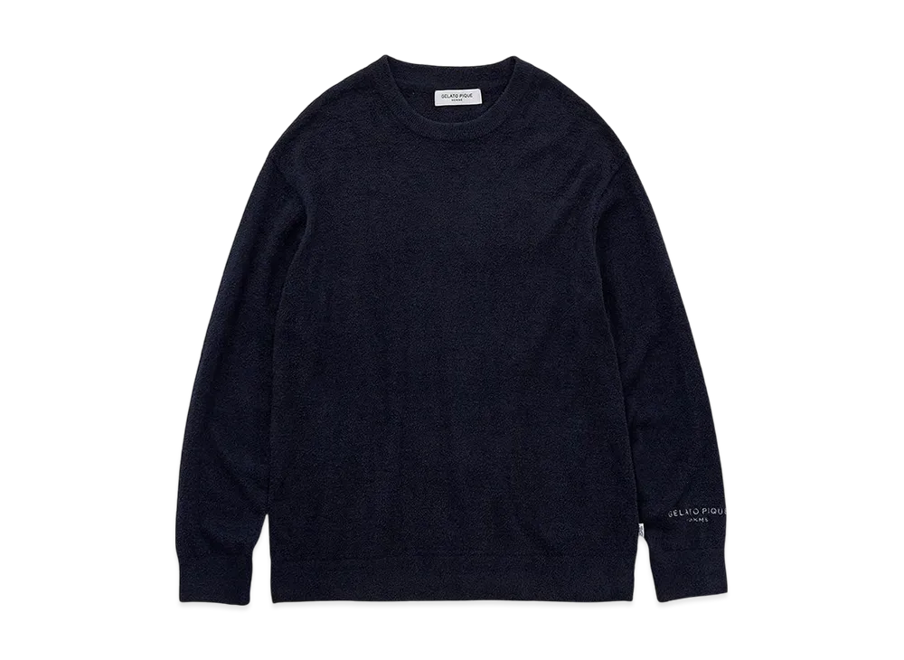 ジェラートピケ オム テンペラチャーコントロールドスムーズィープルオーバー "ネイビー"