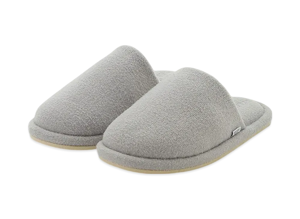 GELATO PIQUE Homme Temperature-Controlled Smooth Room Shoes "Light Gray"