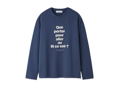 GELATO PIQUE Homme Hot Fabric Inlay T-Shirt "Navy"