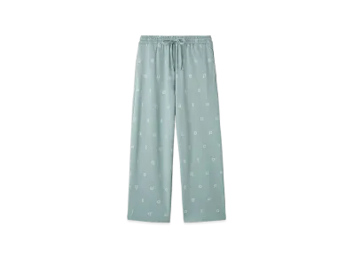 GELATO PIQUE Homme Hot Fabric Inlay Long Pants "Blue"