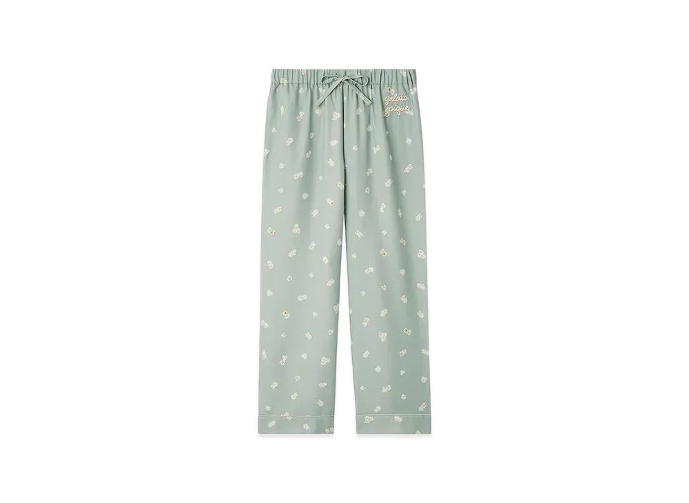 GELATO PIQUE Homme Popcorn Pattern Long Pants "Mint"