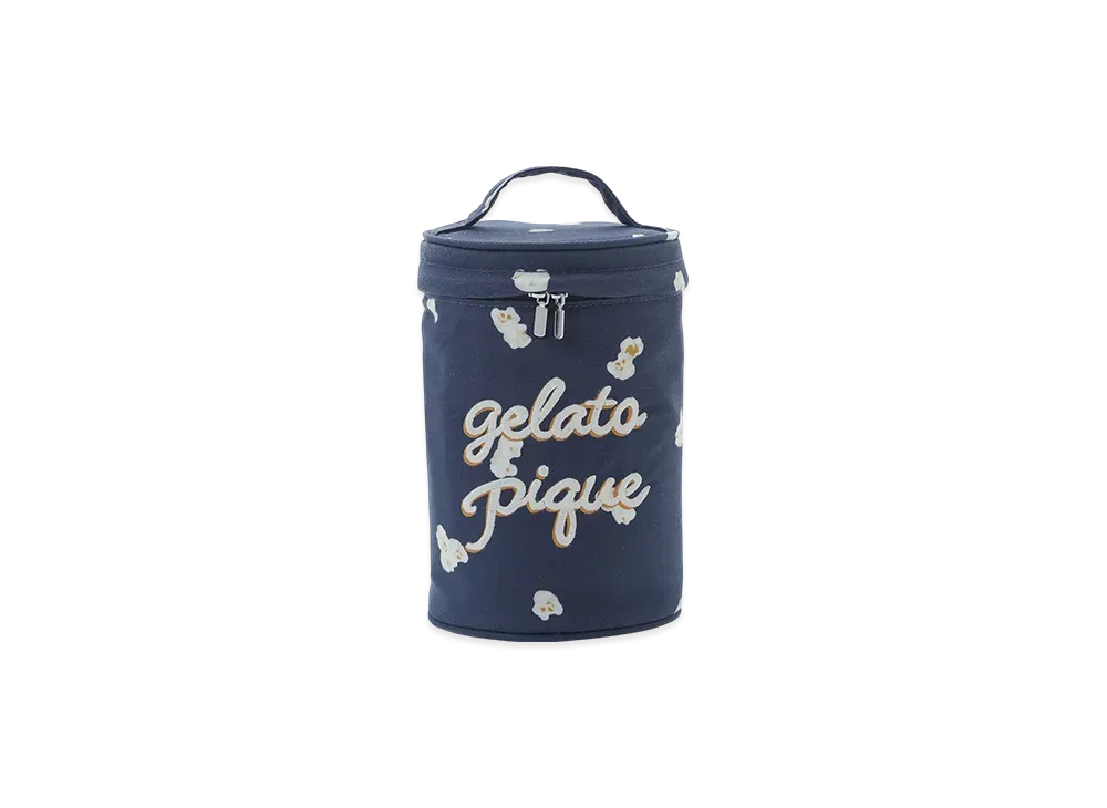 GELATO PIQUE Homme Popcorn Pattern Circle Bag "Navy"