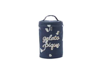 GELATO PIQUE Homme Popcorn Pattern Circle Bag "Navy"