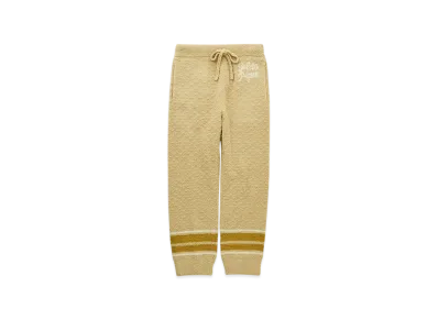 GELATO PIQUE Homme Powder Line Logo Jacquard Long Pants "Yellow"