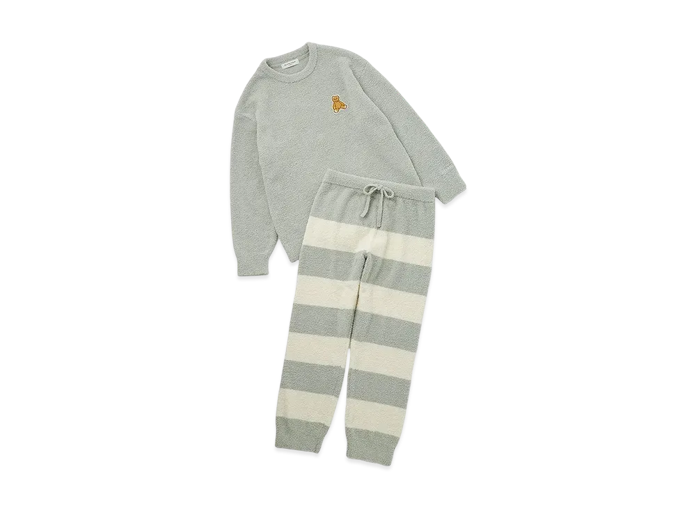 GELATO PIQUE Homme Baby Moco Bear Pullover & Long Pants Set "Mint"