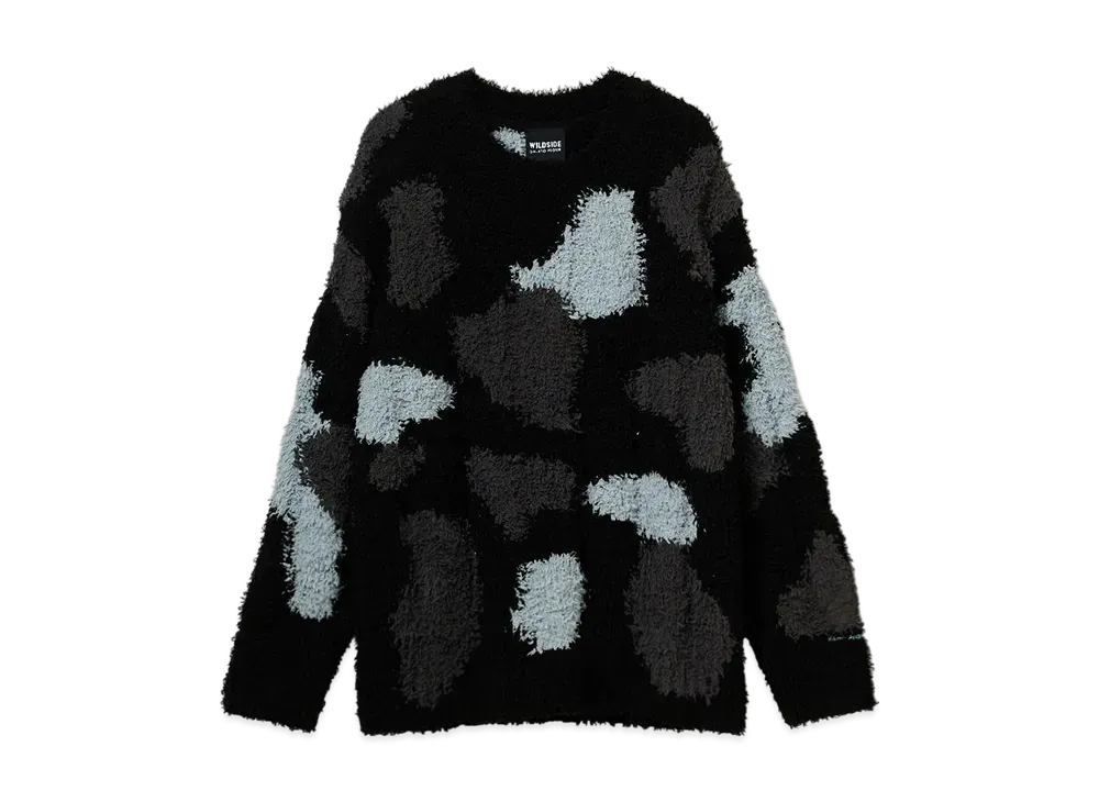 GELATO PIQUE Homme x WILDSIDE UNISEX Cable Knit Pullover "Black"