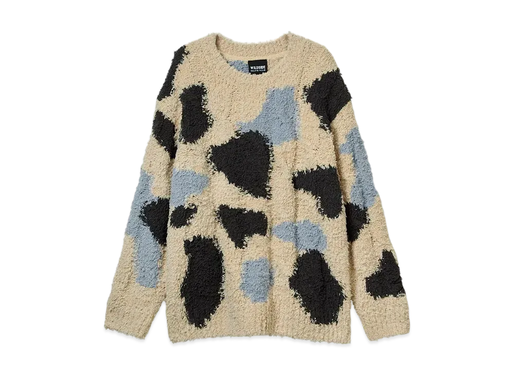 GELATO PIQUE Homme x WILDSIDE UNISEX Cable Knit Pullover "Ivory"