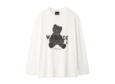 GELATO PIQUE Homme x WILDSIDE UNISEX Bear Motif Long T-Shirt "Off White"
