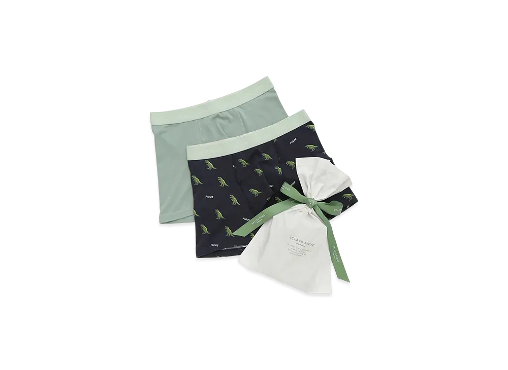 GELATO PIQUE Homme Dinosaur Print Underwear "Navy"