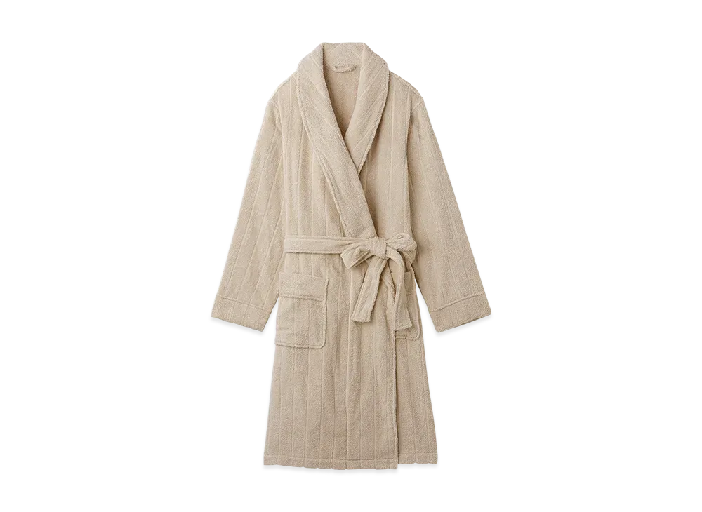 GELATO PIQUE Unisex Towel Robe "Beige"