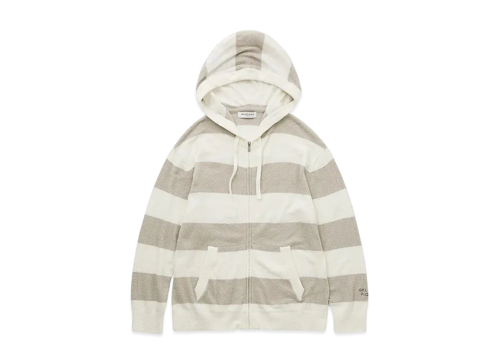 GELATO PIQUE x Homme Smoothy 2Border Parka "Light Gray"