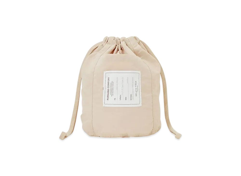 GELATO PIQUE x Oceans Homme Nylon Drawstring Bag "Orange"