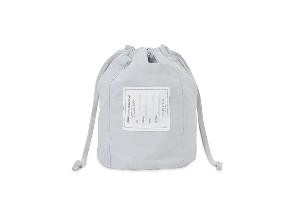 GELATO PIQUE x Oceans Homme Nylon Drawstring Bag "Light Blue"