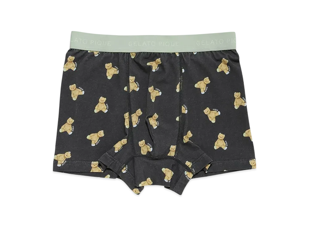 GELATO PIQUE Homme Bear Print Underwear "Dark Gray"