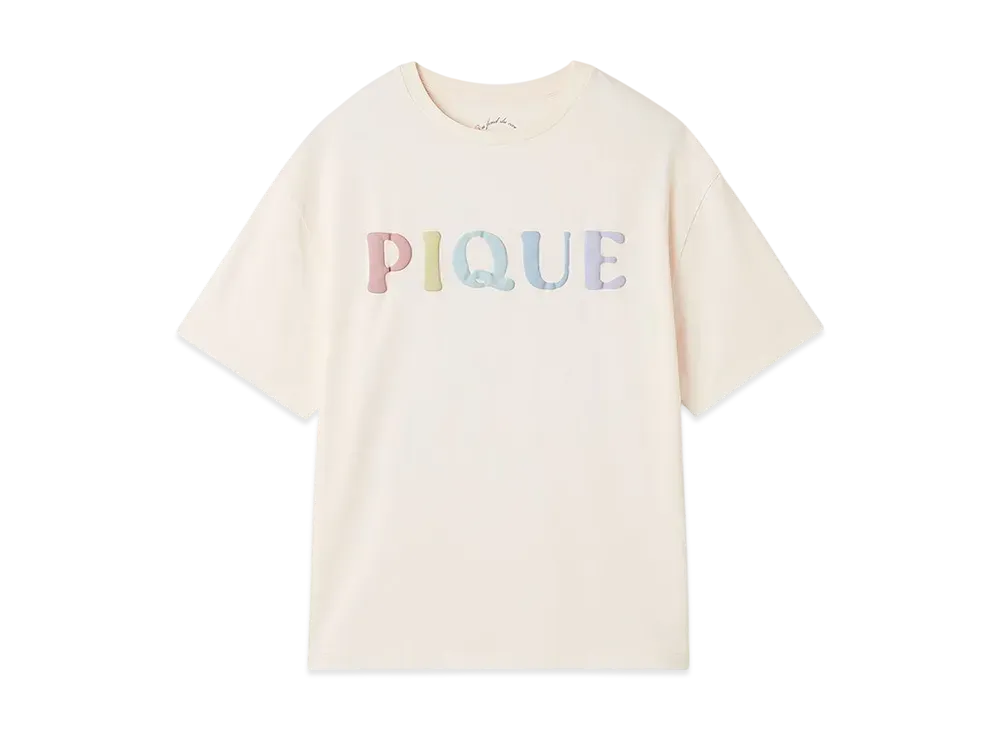 GELATO PIQUE Donut Bear One Point T-Shirt "Pink"