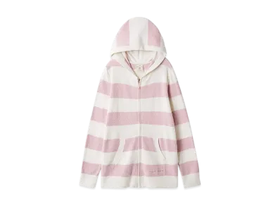 GELATO PIQUE Smoothy Lite2 Border Parka "Pink"