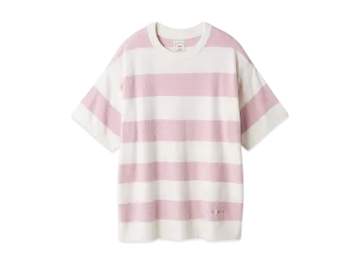 GELATO PIQUE Smoothy Lite2 Border Pullover "Pink"