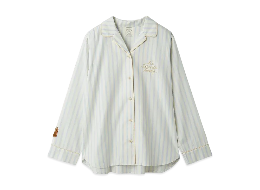 GELATO PIQUE Morning Striped Shirt "Blue"