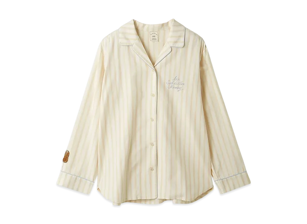 GELATO PIQUE Morning Striped Shirt "Yellow"