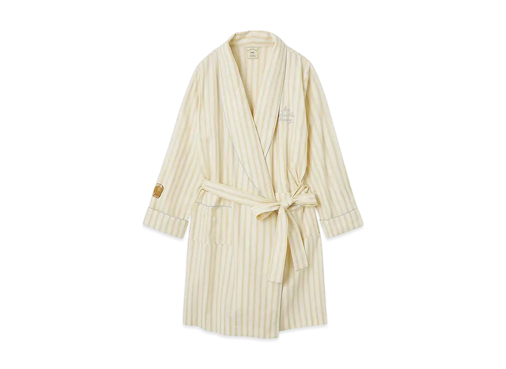 GELATO PIQUE Morning Striped Gown "Yellow"