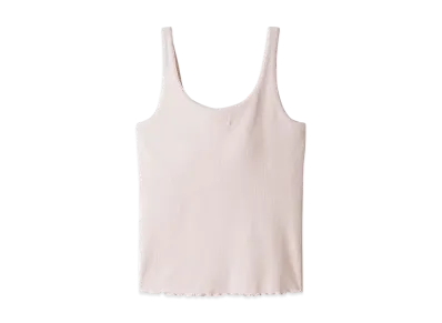 GELATO PIQUE Moist Rib Cup-In Camisole "Pink"