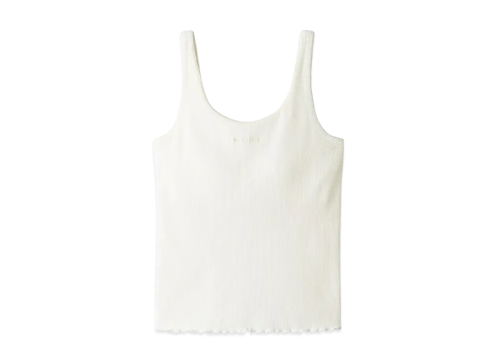 GELATO PIQUE Moist Rib Cup-In Camisole "Off White"