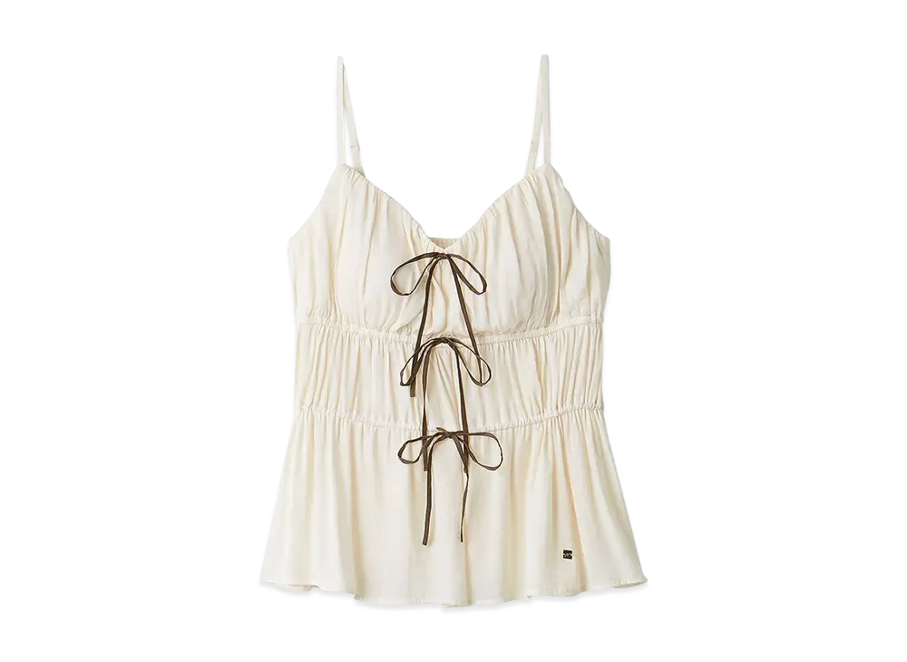GELATO PIQUE Satin Cup-In Camisole "Off White"