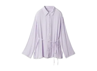 GELATO PIQUE Satin Shirt "Lavender"