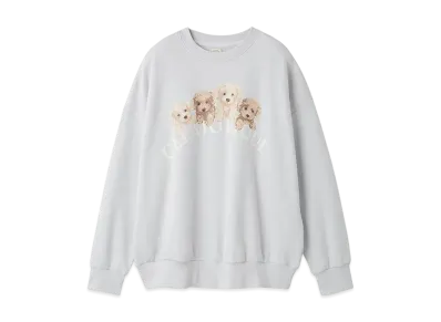 GELATO PIQUE Toy Poodle Fleece Pullover "Blue"