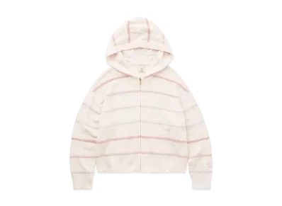 GELATO PIQUE Smoothy Colorful Border Parka "Pink"