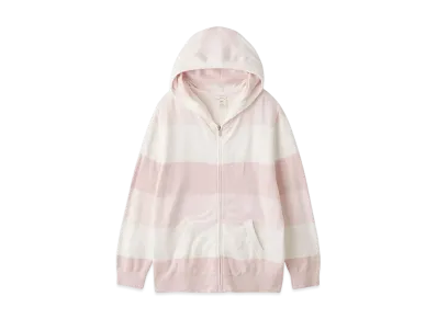 GELATO PIQUE Washable Smooth Border Parka "Pink"