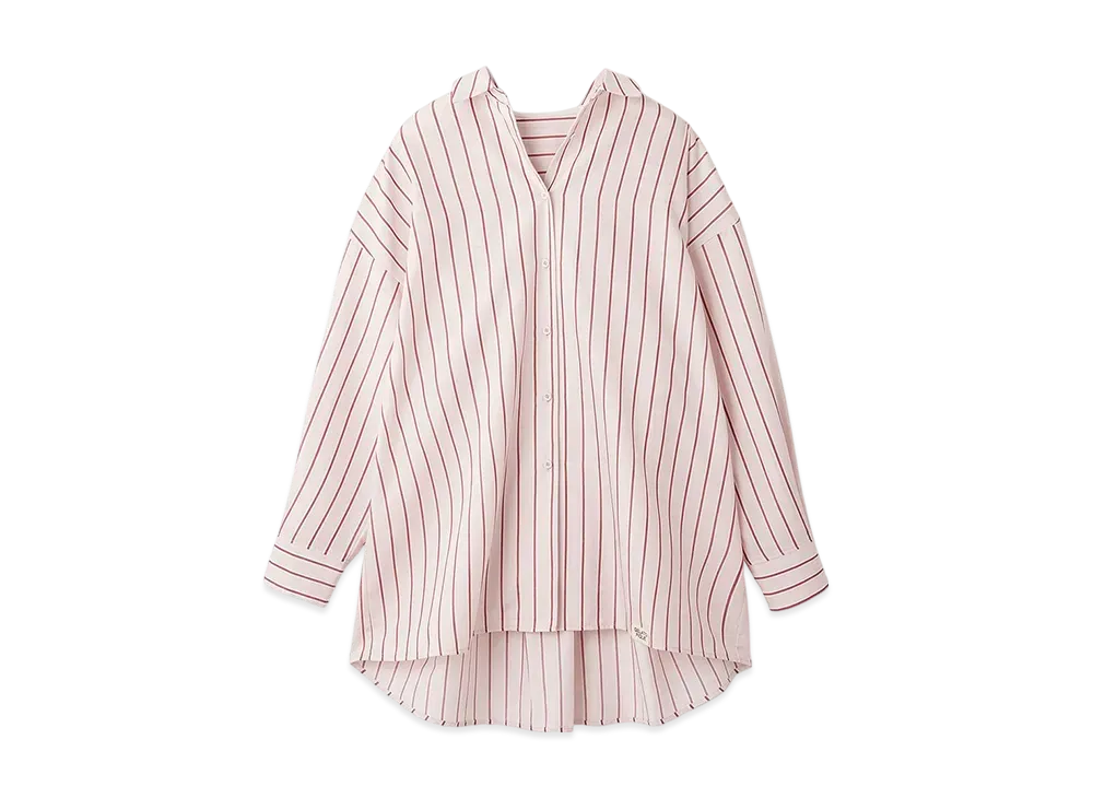 GELATO PIQUE Striped Shirt "Pink"