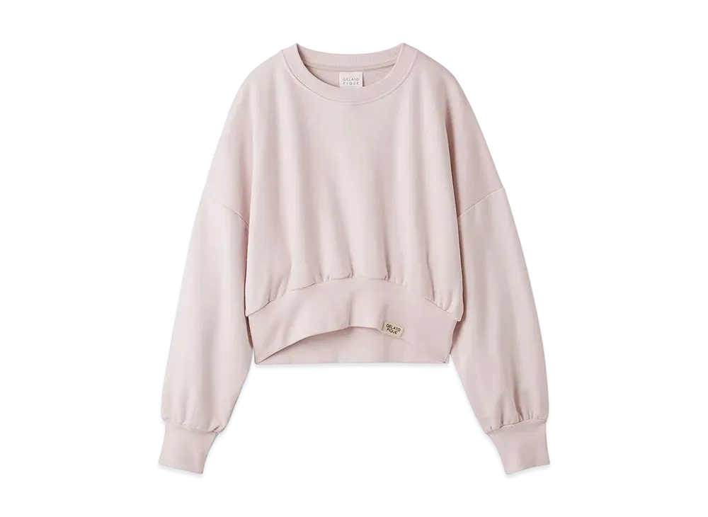 GELATO PIQUE Fleece Pullover "Pink"