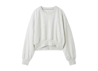 GELATO PIQUE Fleece Pullover "Light Gray"