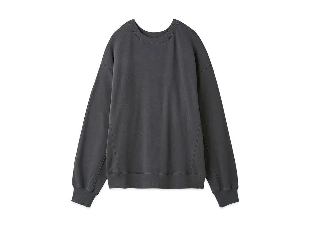 GELATO PIQUE Logo Fleece Pullover "Charcoal Gray"