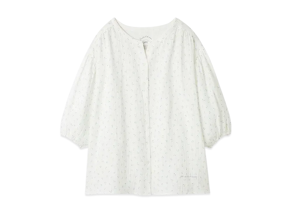 GELATO PIQUE Maternity Gauze Pullover "Off White"