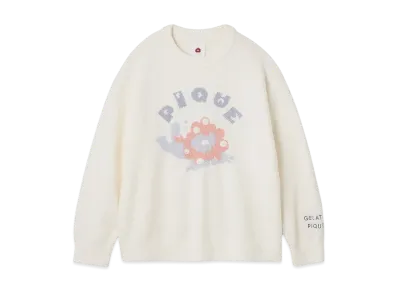 GELATO PIQUE x Expo 2025 Osaka HOMME Airy Moco MYAKU-MYAKU Pullover "Off White"