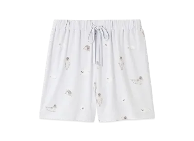 GELATO PIQUE Cool Sensation To The Touch Seal Pattern Shorts "Blue"