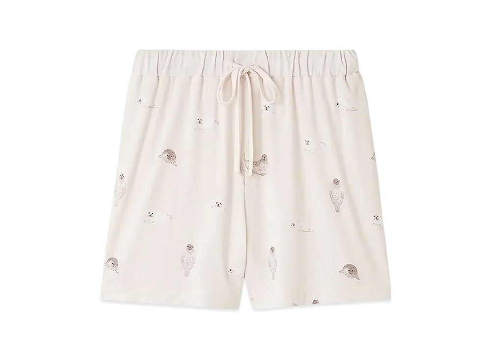 GELATO PIQUE Cool Sensation To The Touch Seal Pattern Shorts "Pink"