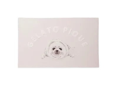 GELATO PIQUE Seal Jacquard Blanket "Pink"