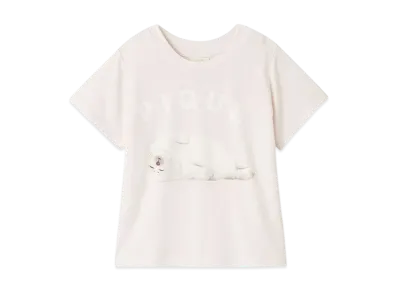 GELATO PIQUE Baby Cool Sensation To The Touch Seal One-Point T-Shirt "Pink"