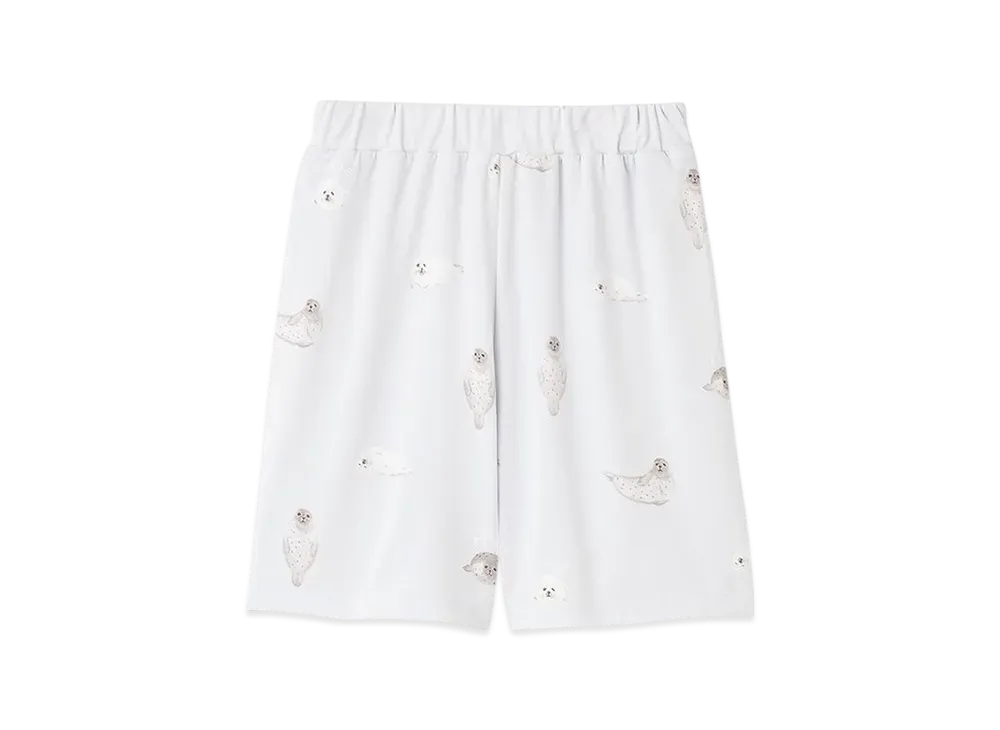 GELATO PIQUE Kids Cool Sensation To The Touch Seal Pattern Shorts "Blue"