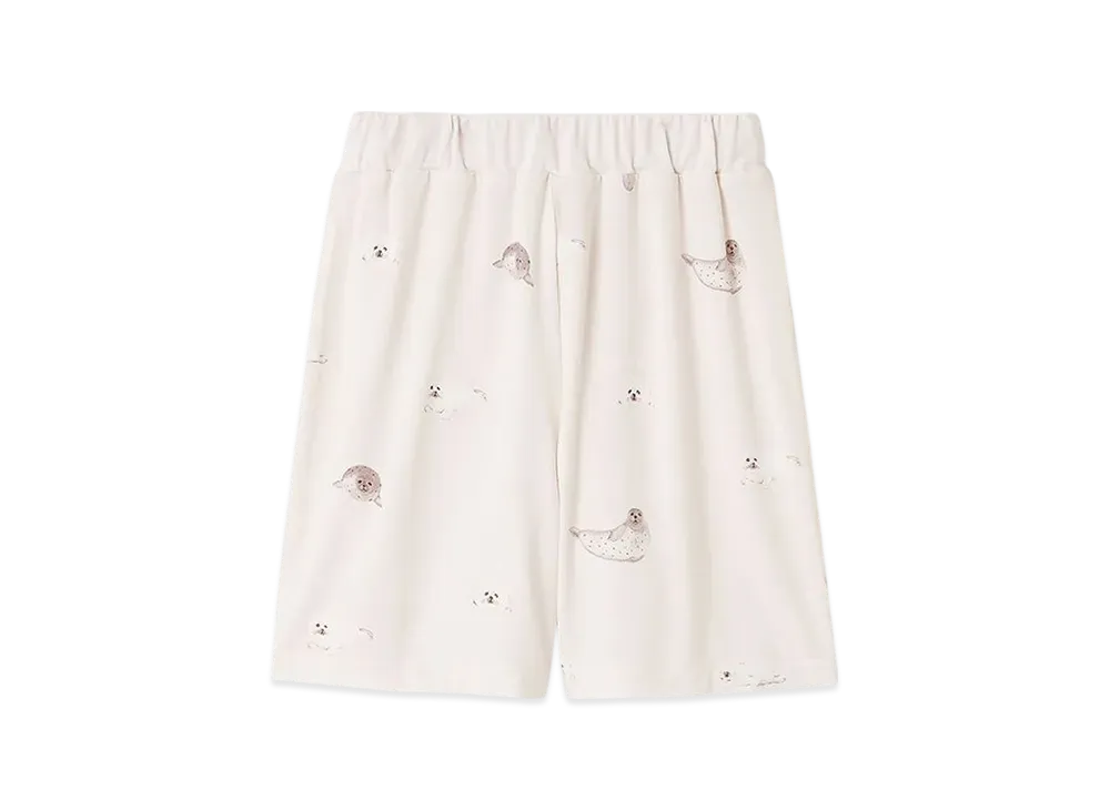 GELATO PIQUE Kids Cool Sensation To The Touch Seal Pattern Shorts "Pink"
